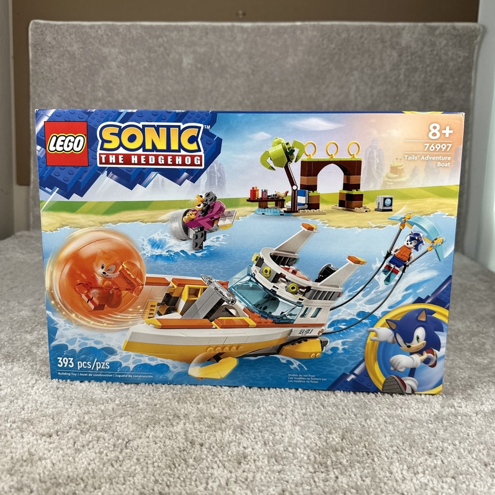 Lego - Sonic The Hedgehog Tails Adventure Boat - 76997 - Ages 8+ 393 Pcs